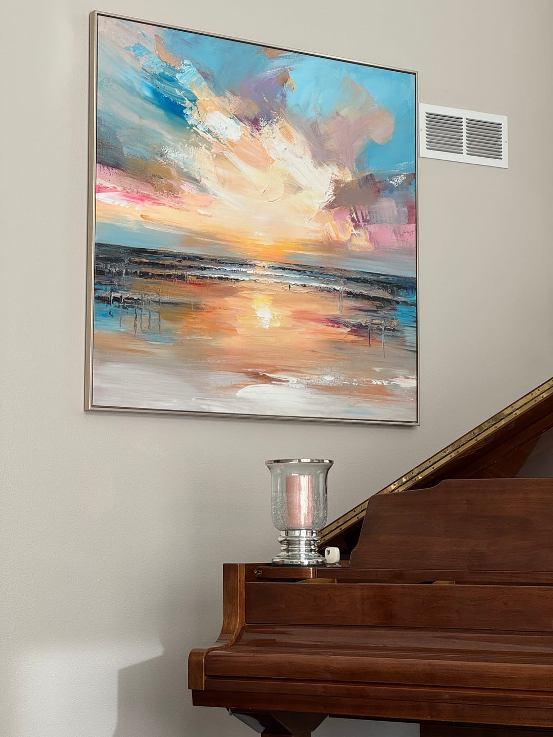 Mist: Modern Textured Coastal Wall Art for Minimalist Homes