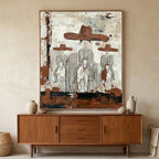 Nomad - Western Cowboy Plaster Wall Art Parge Art