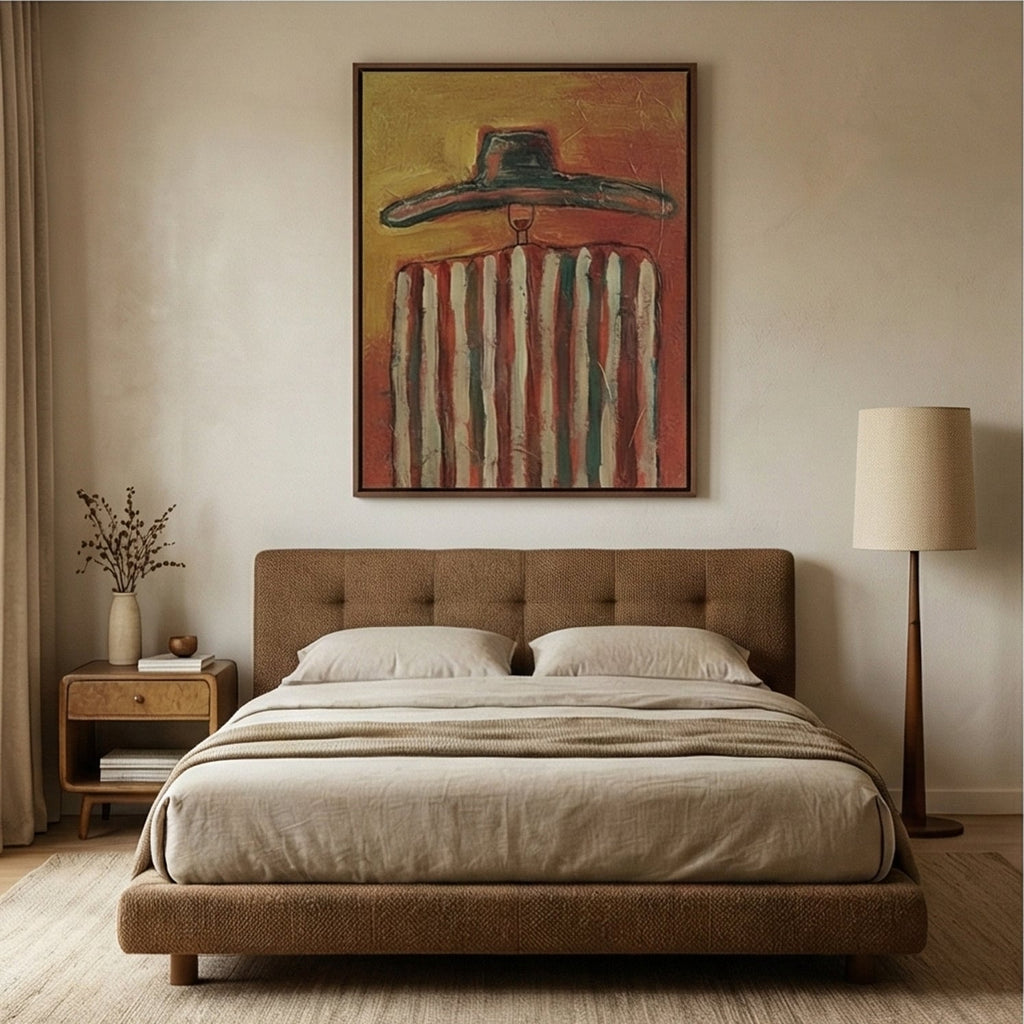 Bandito - Western Cowboy Abstract Plaster Wall Art Parge Art
