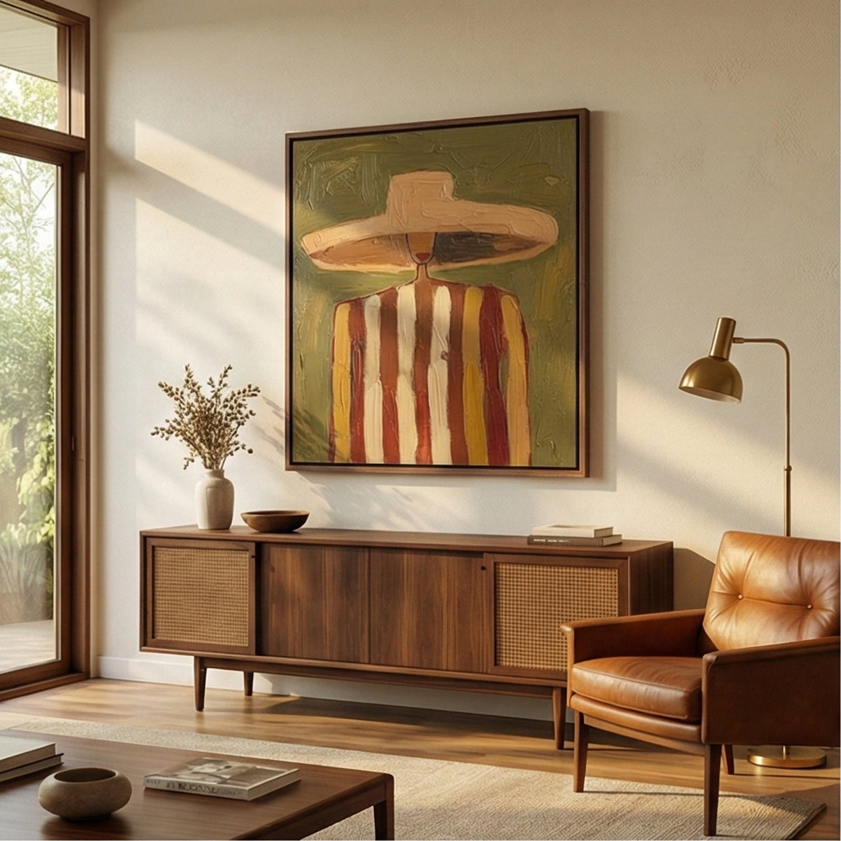Bandito - Western Abstract Portrait Wall Art