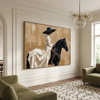 Majesty - Black Woman Canvas Wall Art