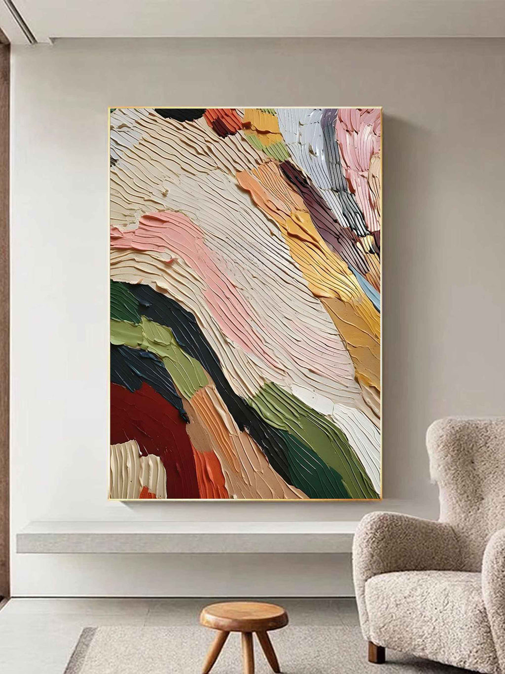 Chroma - Abstract Colorful Textured Wall Art