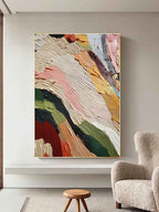 Chroma - Abstract Colorful Textured Wall Art