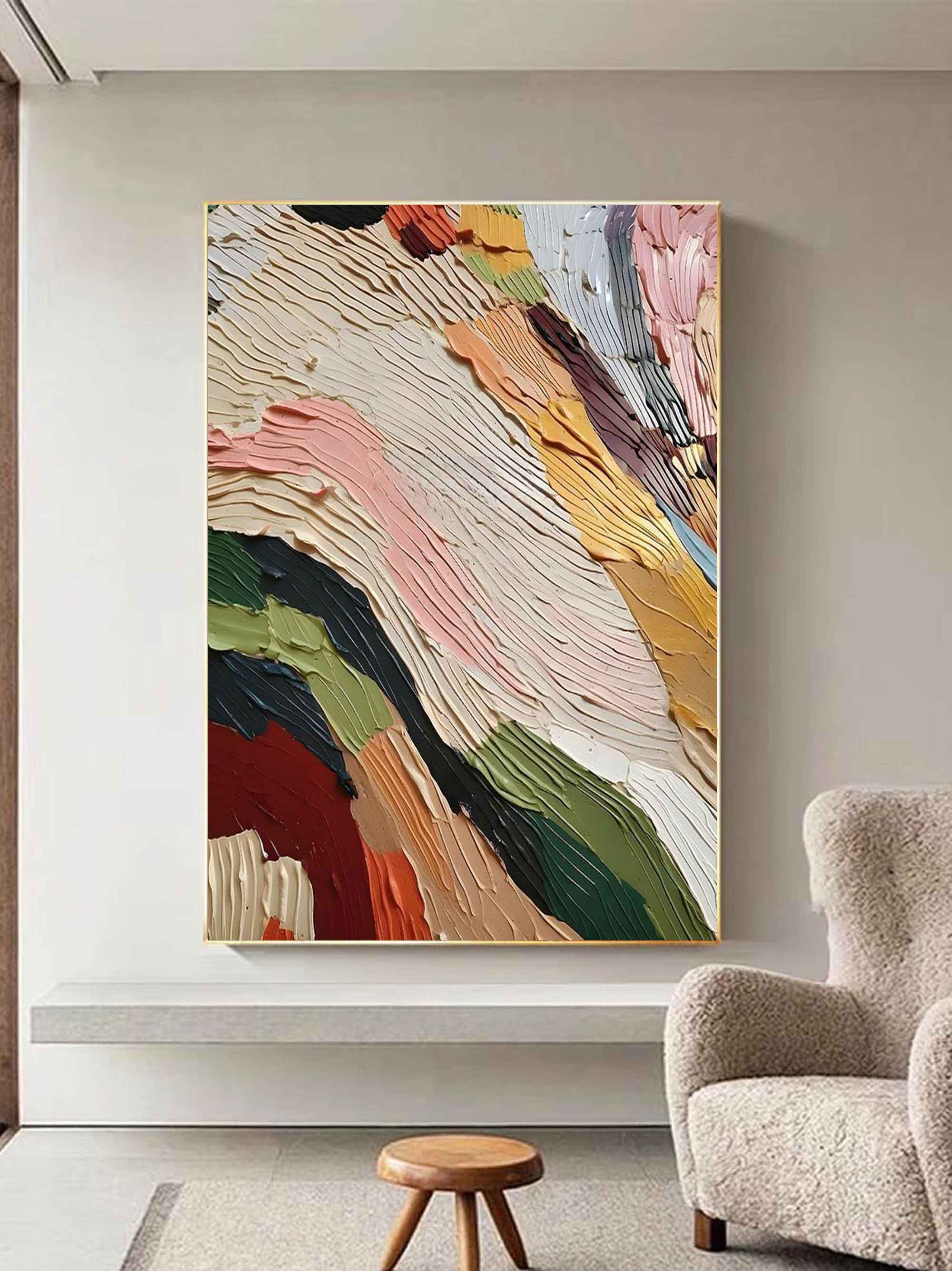 Chroma - Abstract Colorful Textured Wall Art