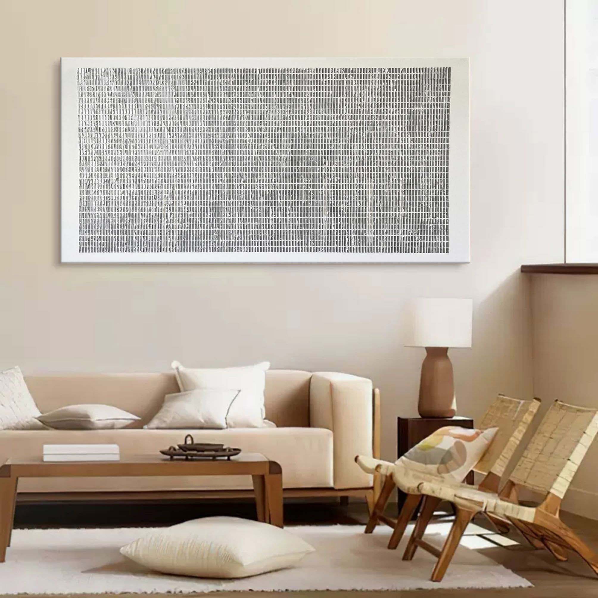 Lattice - Wabi-Sabi Minimalist Wall Art