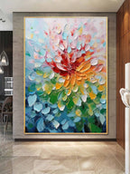 Glow - Abstract Floral 3D Textured Wall Art
