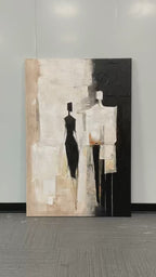 Noir - Abstract Portrait Wall Art